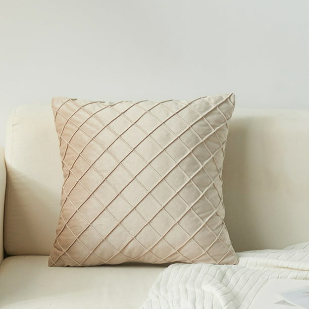 45x45cm Luxury Tassel Pillowcase Soft Particles Velvet Solid Cushion Cover Decor